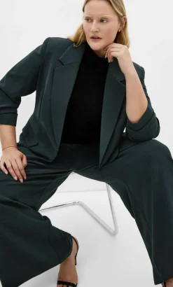 Abbie Blazer - deep emerald