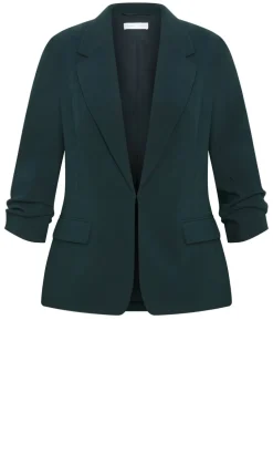 Abbie Blazer - deep emerald