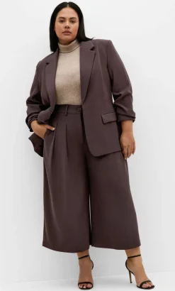 Abbie Crop Pant - chocolate