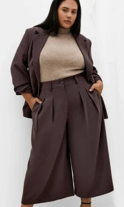 Abbie Crop Pant - chocolate
