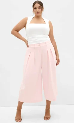 Abbie Crop Pant - soft pink
