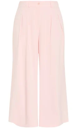 Abbie Fully Lined Wide Leg Pant - baby pink