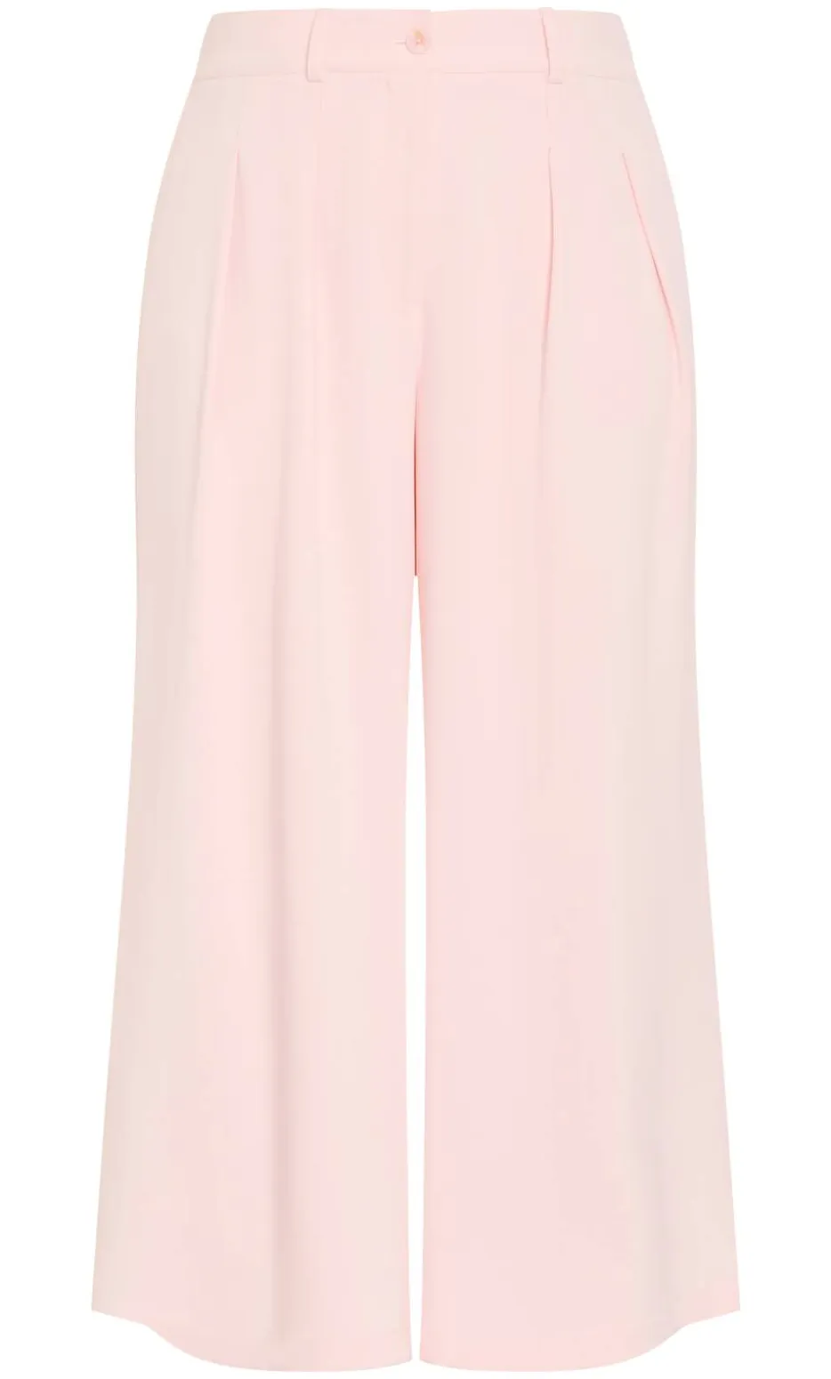 Abbie Fully Lined Wide Leg Pant - baby pink