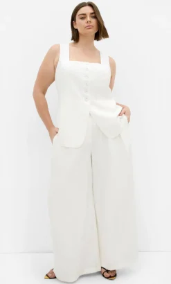 Abbie Vest - ivory