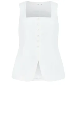 Abbie Vest - ivory