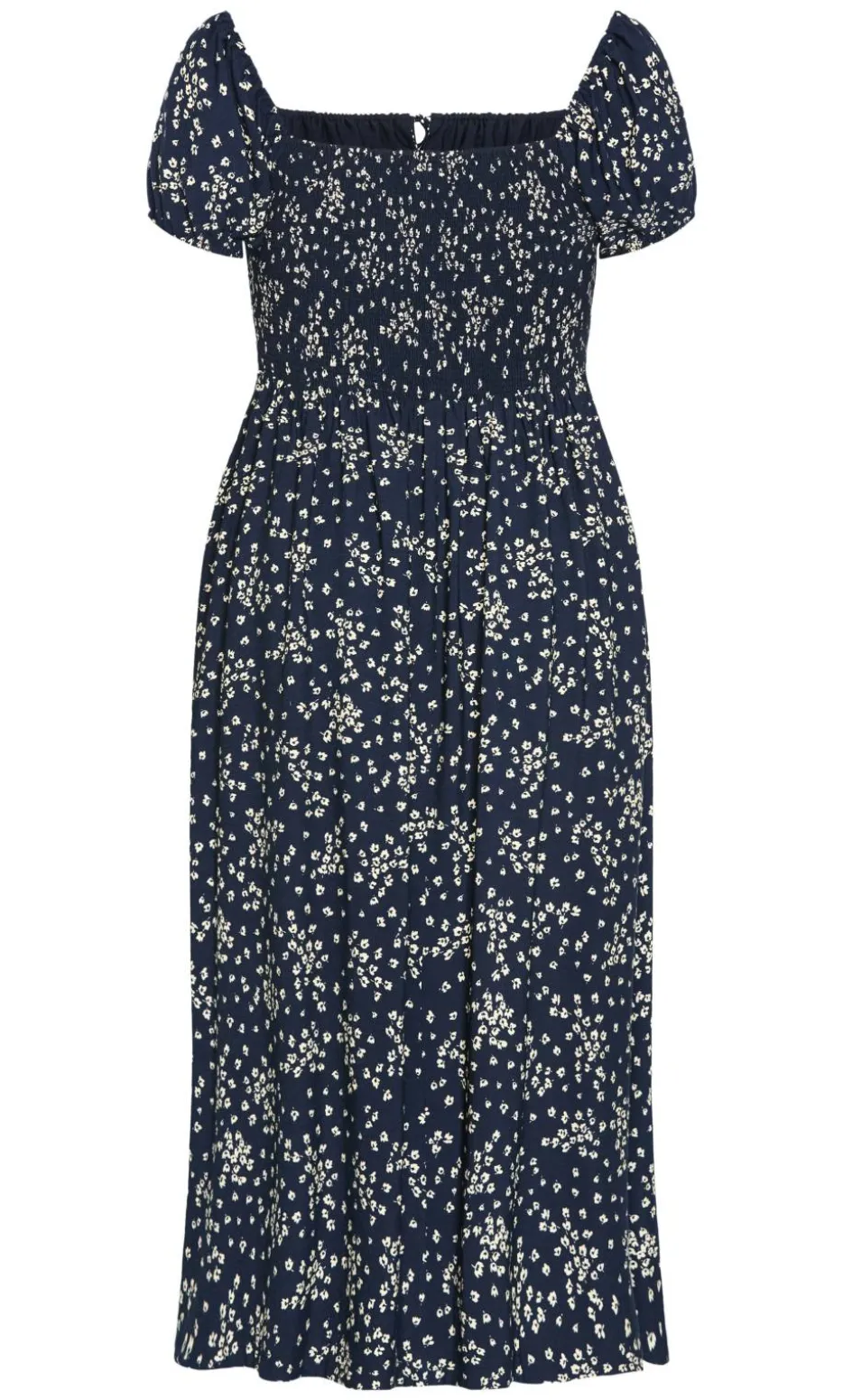 Abbigail Print Lined Maxi Dress - navy