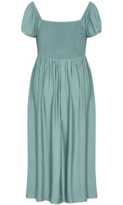 Abbigail Split Maxi Dress - soft sage