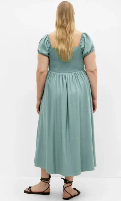 Abbigail Split Maxi Dress - soft sage