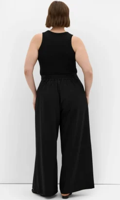 Abbigail Wide Leg Pant - black