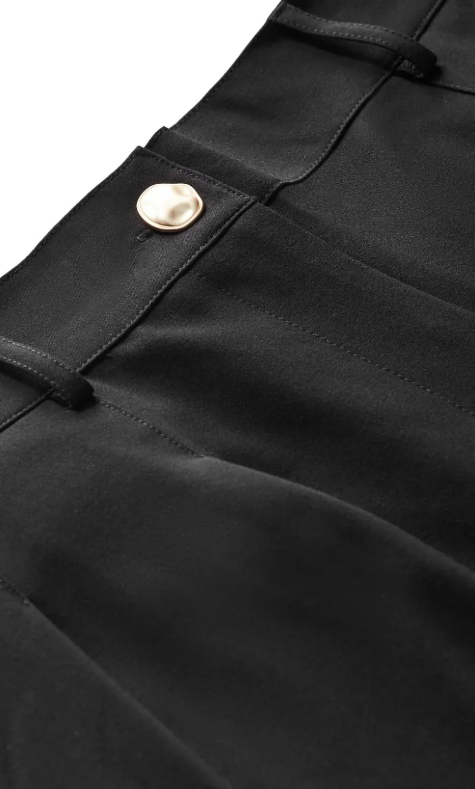 Abbigail Wide Leg Pant - black