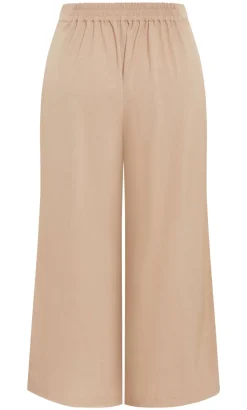Abbigail Wide Leg Pant - taupe
