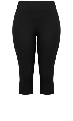 Active Wide Band 3/4 Legging - black