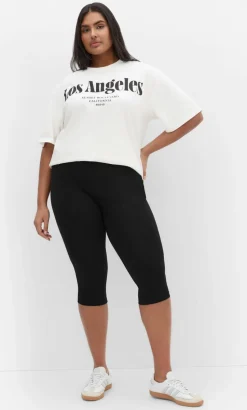 Active Wide Band 3/4 Legging - black