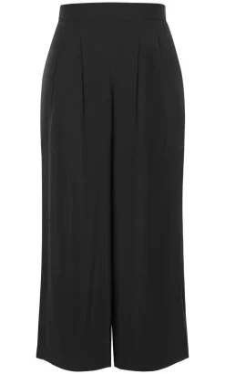 Alana Relaxed Wide Leg Pant - black