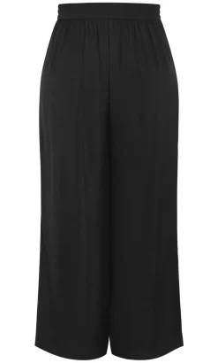 Alana Relaxed Wide Leg Pant - black