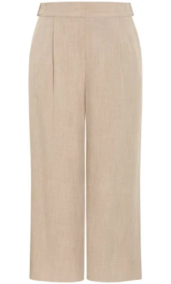 Alana Tailored Wide Leg Pant - latte