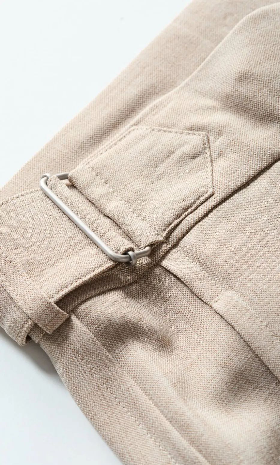 Alana Tailored Wide Leg Pant - latte