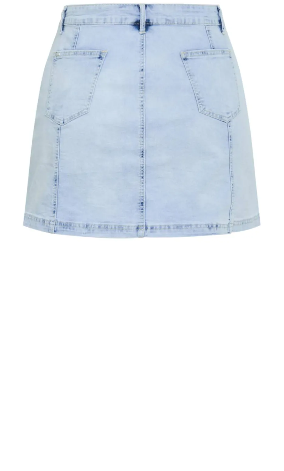 Alice Denim Mini Skirt - ice blue wash
