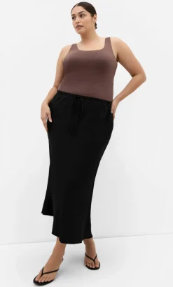 Amelia Scoop Neck Tank - chocolate