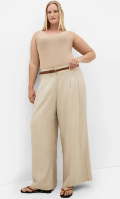 Amelia Scoop Neck Tank - stone