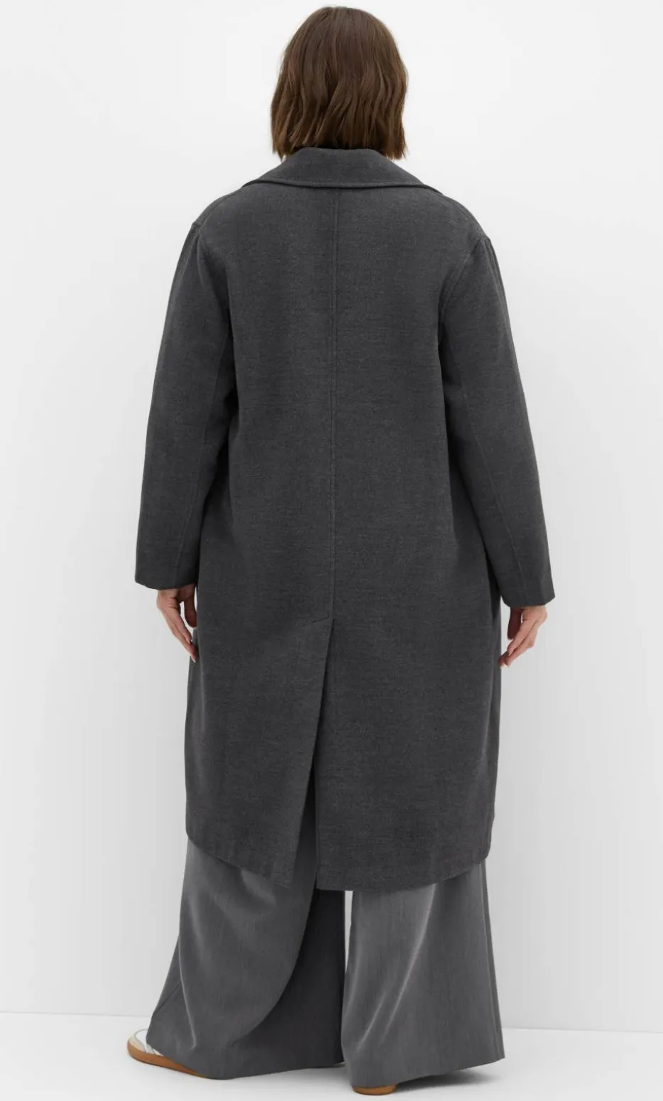Anita Melton Coat - charcoal