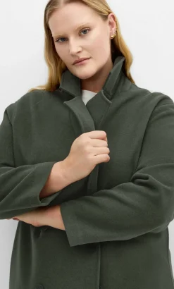 Anita Melton Coat - hunter green
