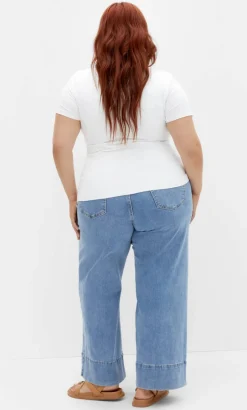 Anny V Neck Top - white
