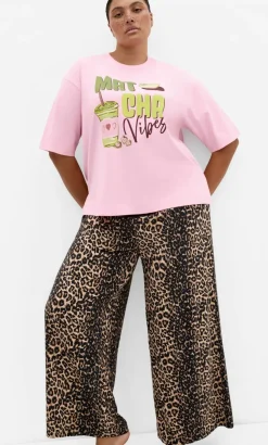 Arabella Matcha Relaxed Sleep Tee - pink