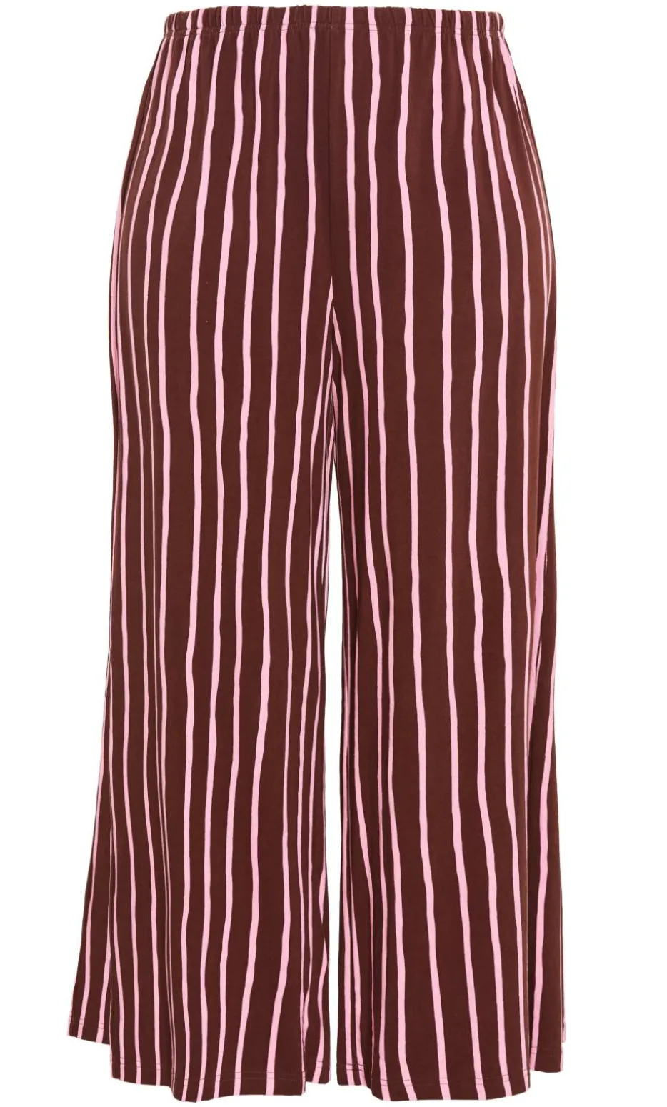 Arabella Stripe Pyjama Pant - choc berry
