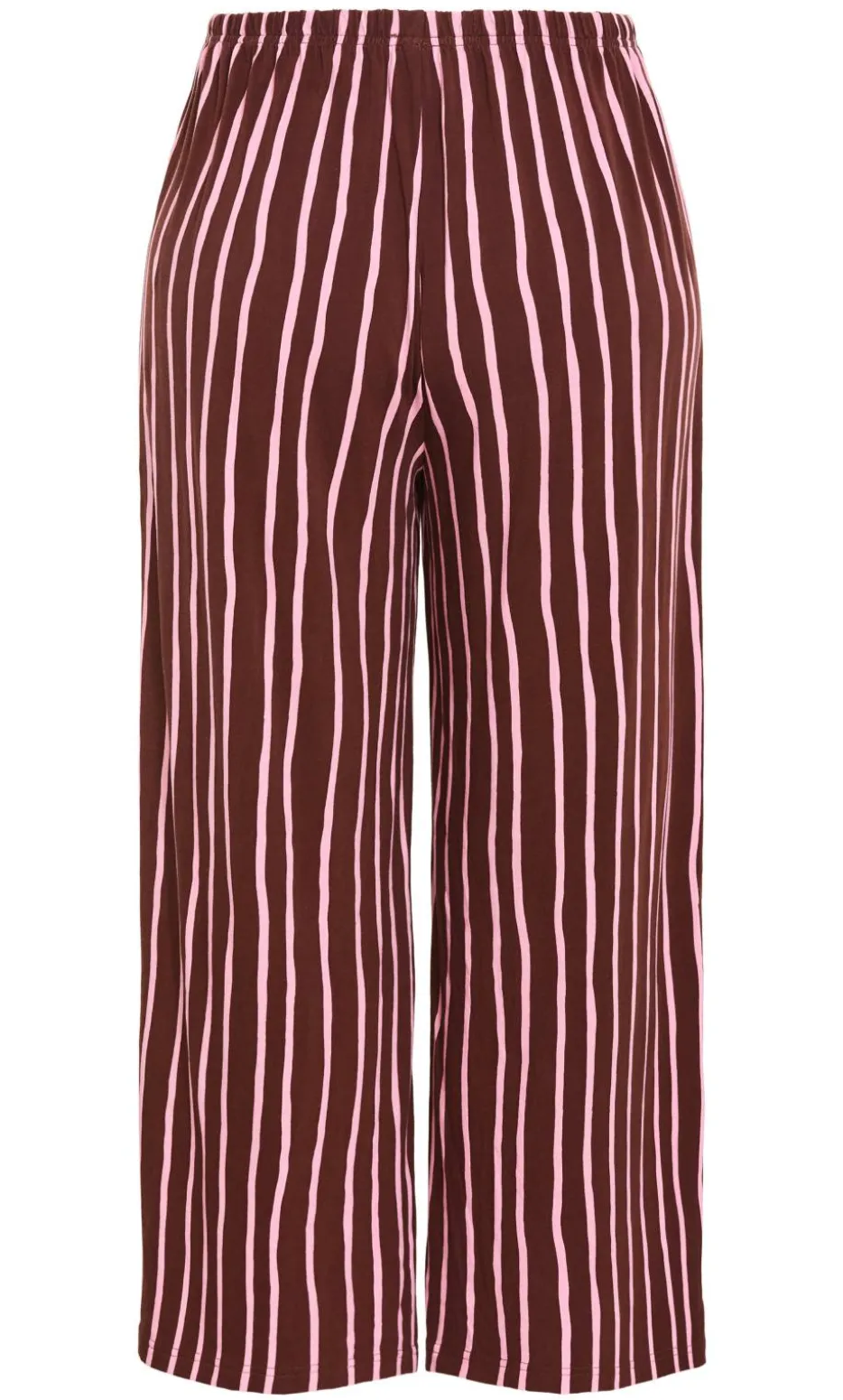 Arabella Stripe Pyjama Pant - choc berry