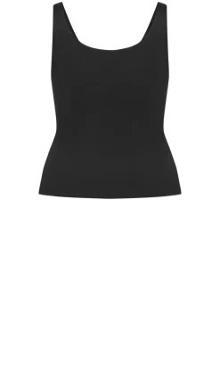 Arami Bling Detail Top - black