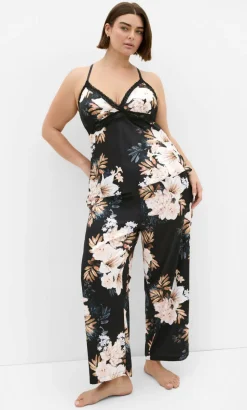 Arcadia Cami Pant Set - black