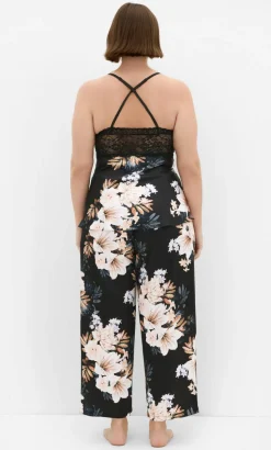 Arcadia Cami Pant Set - black