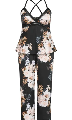 Arcadia Cami Pant Set - black