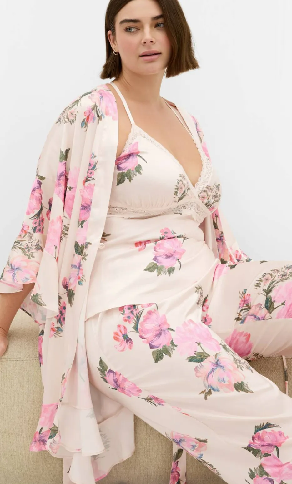 Arcadia Cami Pant Set - pink