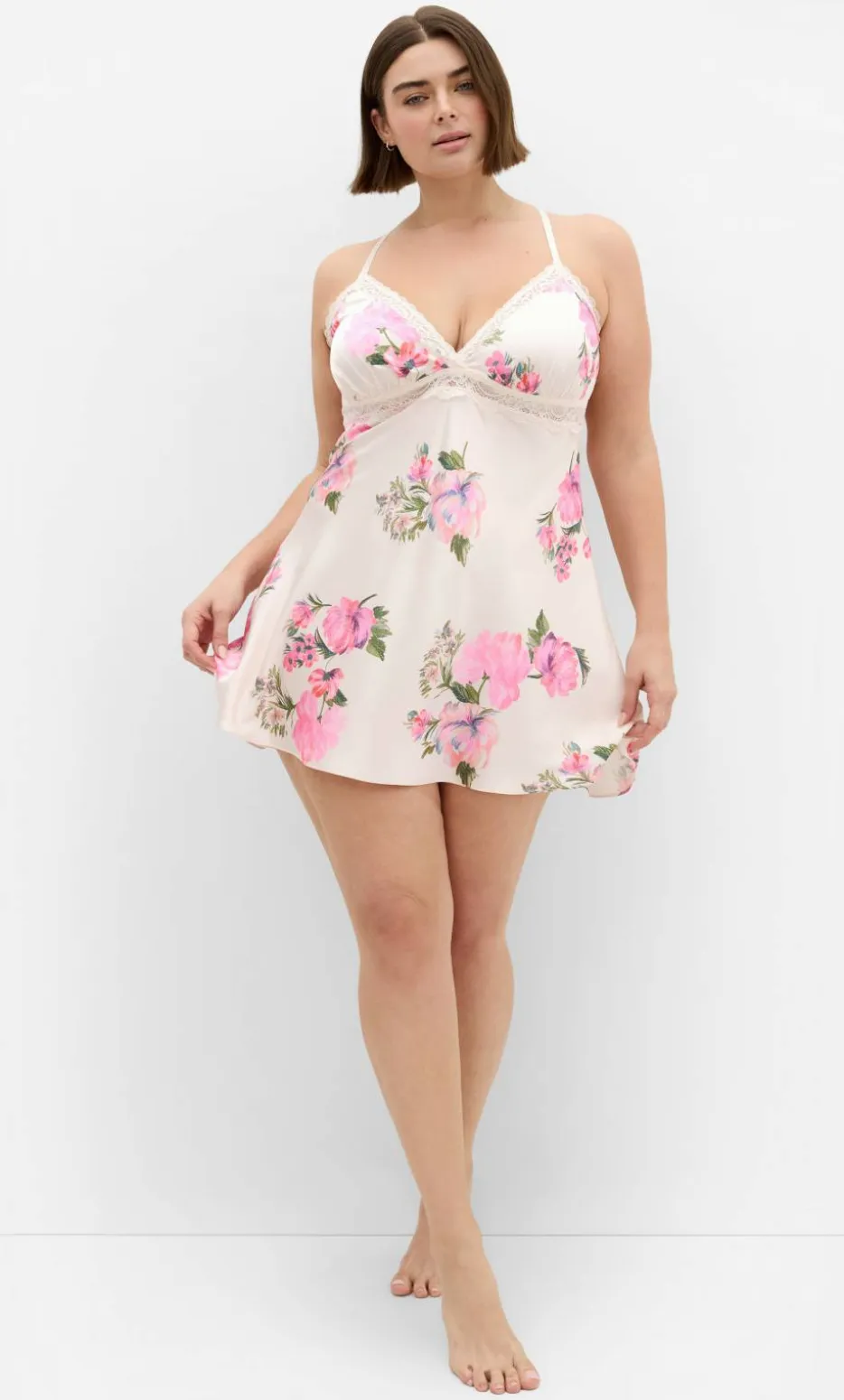 Arcadia Chemise - pink