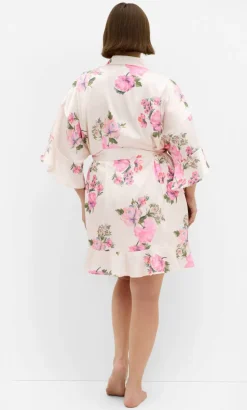 Arcadia Short Kimono - pink