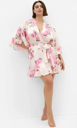 Arcadia Short Kimono - pink