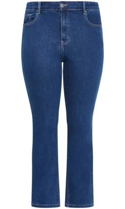 Asha Fit Dena Ankle Grazer Jean - mid wash