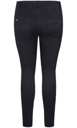 Asha Fit Skinny Leg Short Jean - dark wash