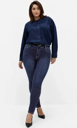 Asha Fit 90's Skinny Jean - dark wash