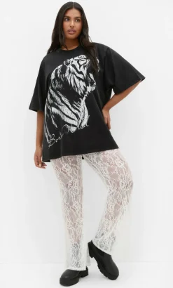 Aura Lace Pant - ivory
