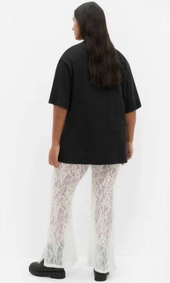 Aura Lace Pant - ivory