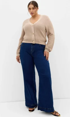 Bella Cotton Knit Cardigan - neutral
