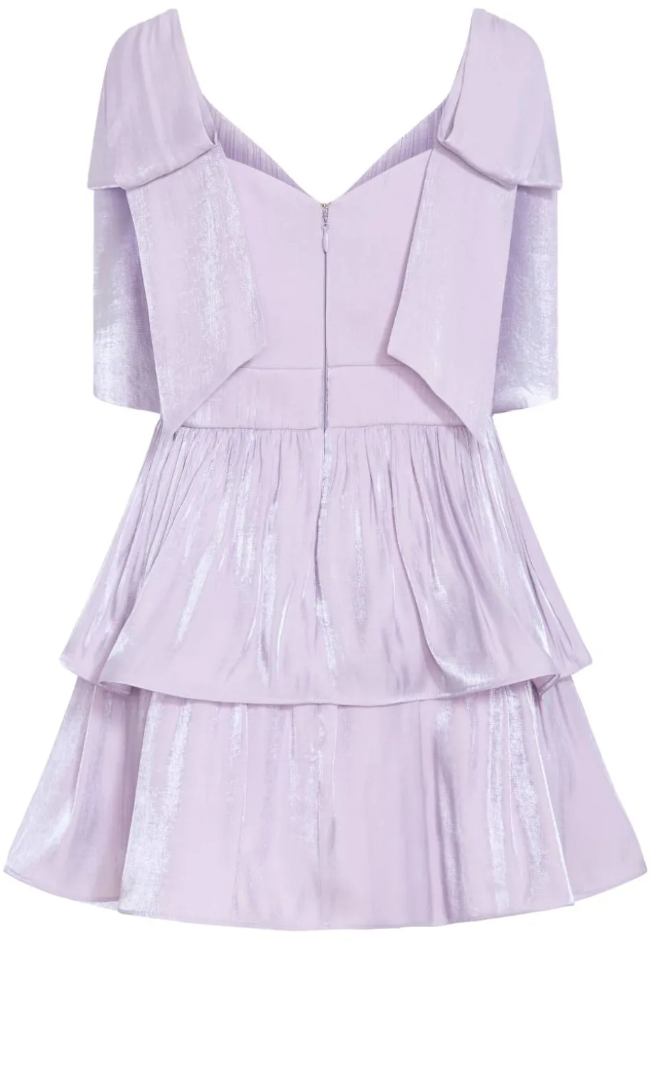 Betty Bow Mini Dress - lilac