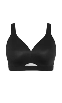 Bodycon Wireless Contour Bra - black