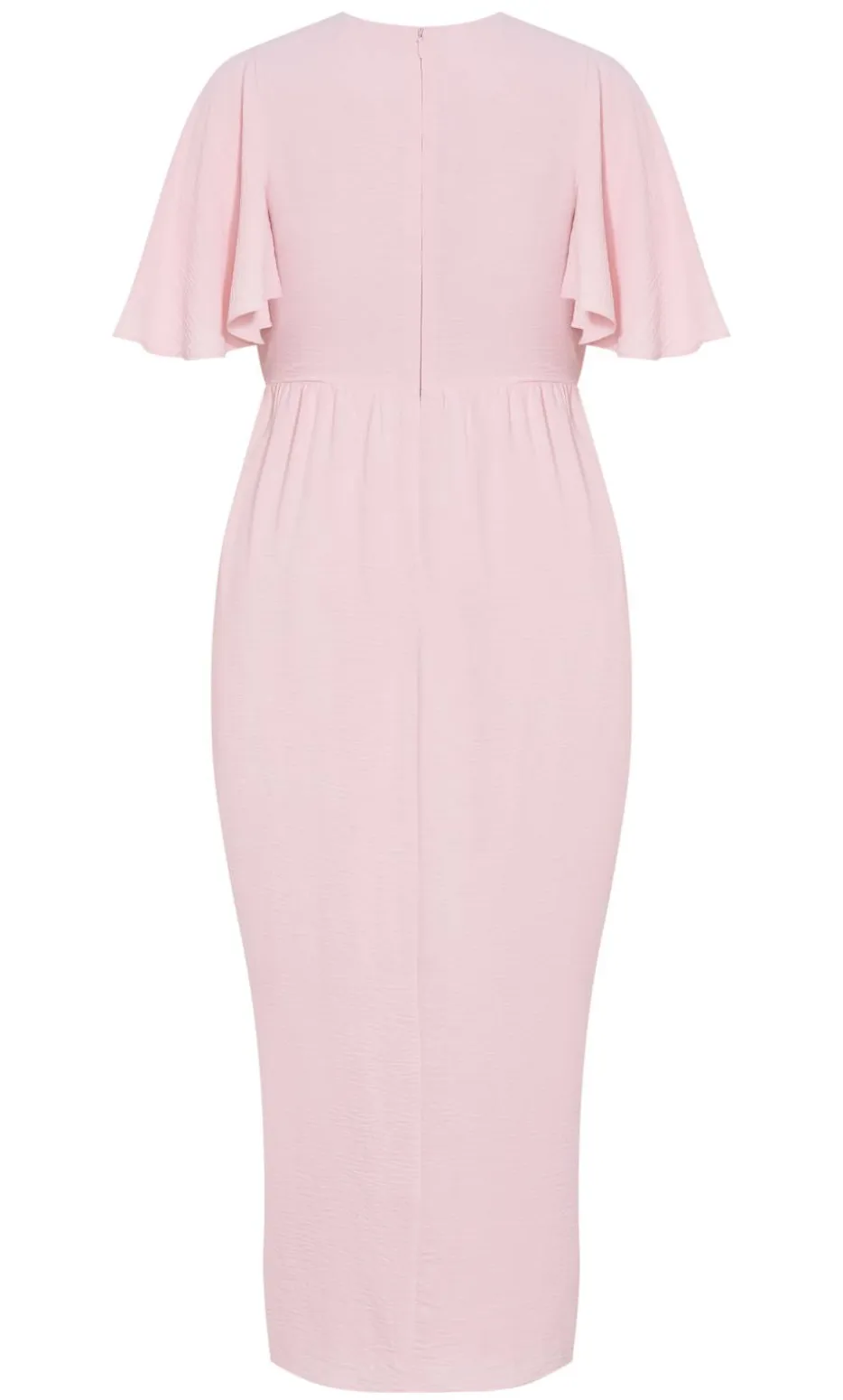 Braelynn Drape Maxi Dress - heavenly pink