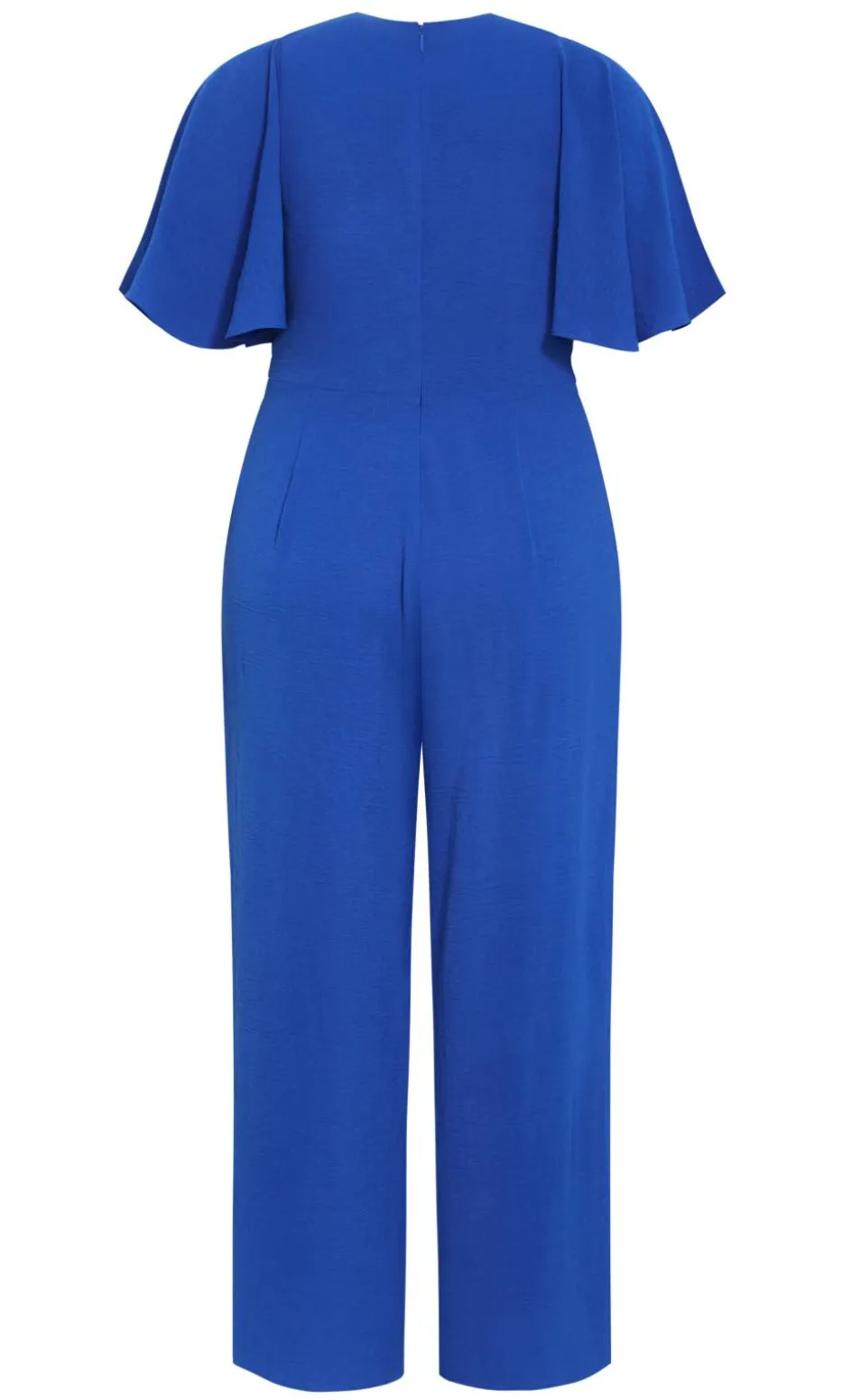 Braelynn V Neck Jumpsuit - cerulean
