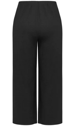 Brianna Wide Leg Pant - black