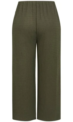 Brianna Wide Leg Pant - khaki